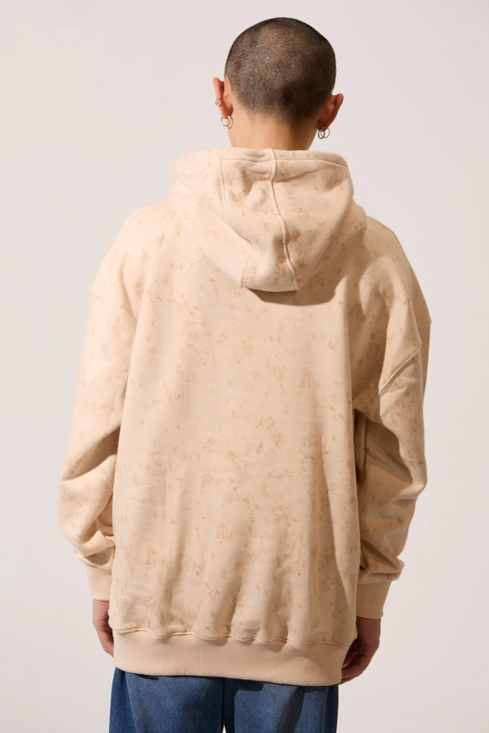 Men's Regular Fit Milton Acid Wash Hoodie Sweatshirt - Image 2