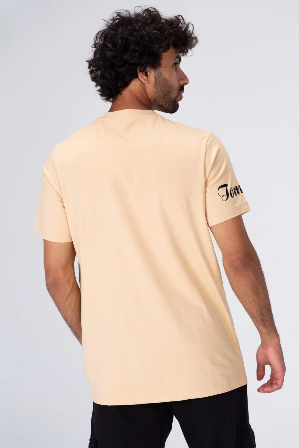 Mens Regular Fit Round Neck Printed T-shirt - Image 2