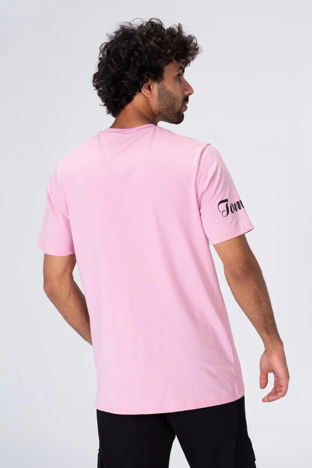 Mens Regular Fit Round Neck Printed T-shirt - Image 8