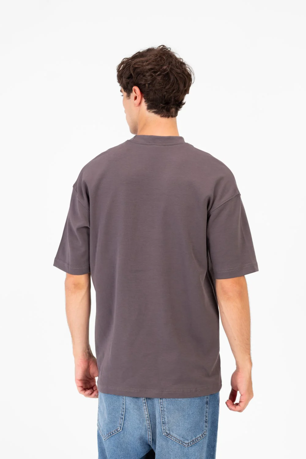 Men's Regular Fit Short Sleeves Round Neck T-Shirt With Raised Print - Image 2
