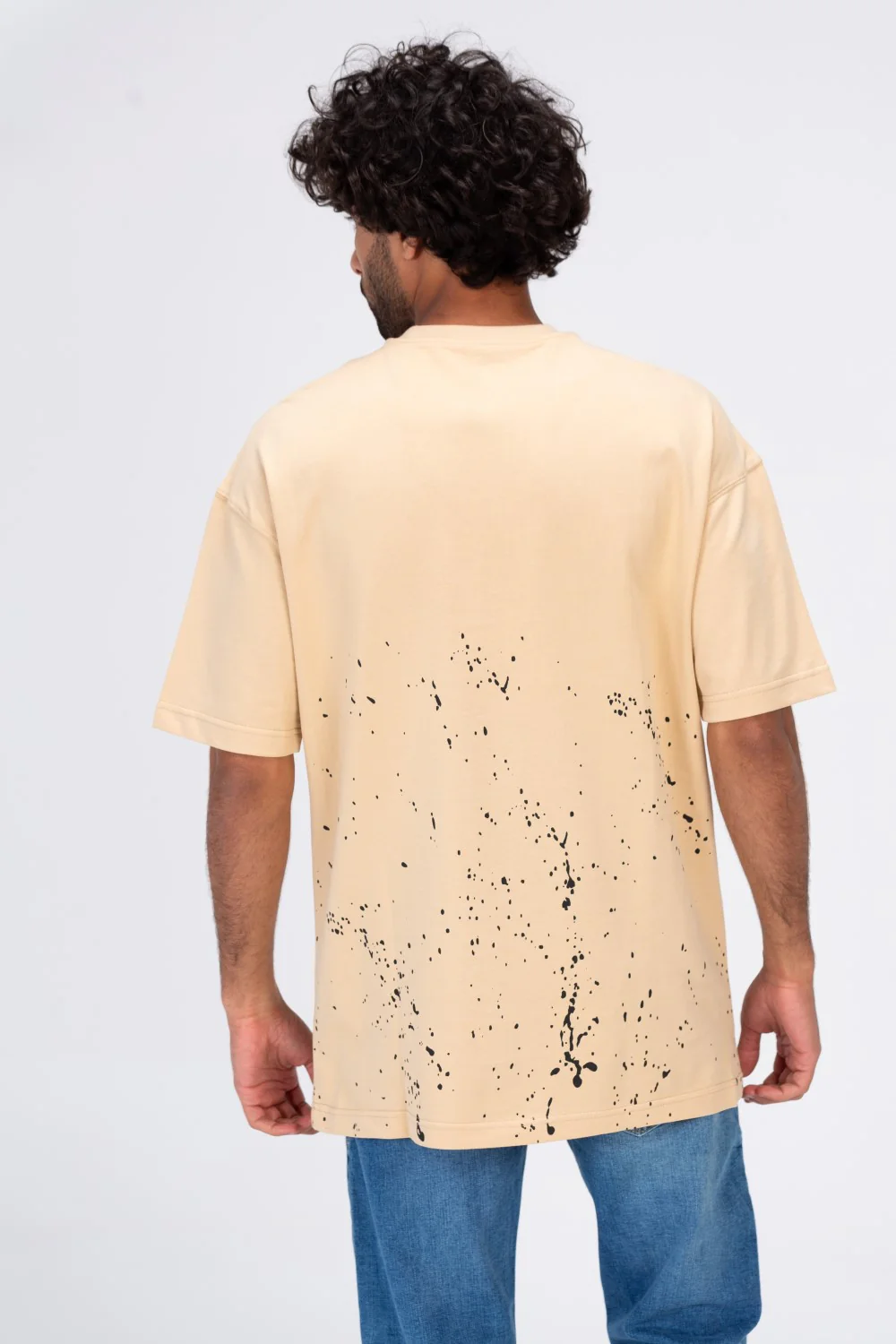 Mens Round Neck Half Sleeve T-shirt With Mafia Print And A Modern Cut - Image 2