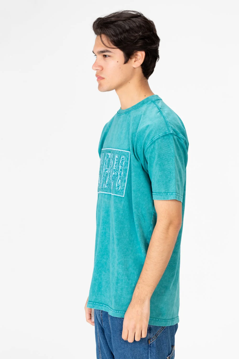 Men's Round Neck Half Sleeve Washed T-Shirt - Image 7