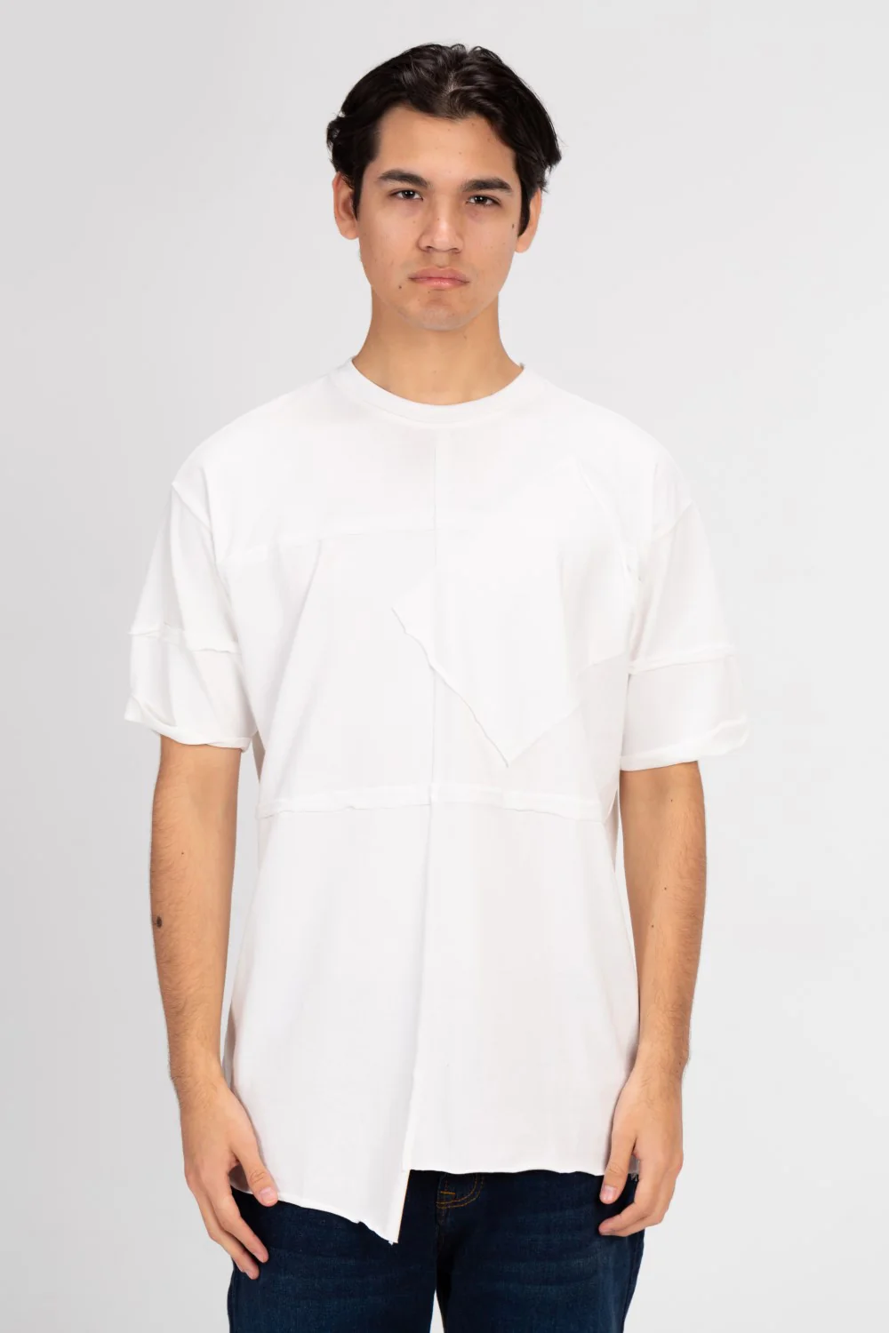 Men's Round Neck Oversized T-shirt In Modern Cut - Image 5