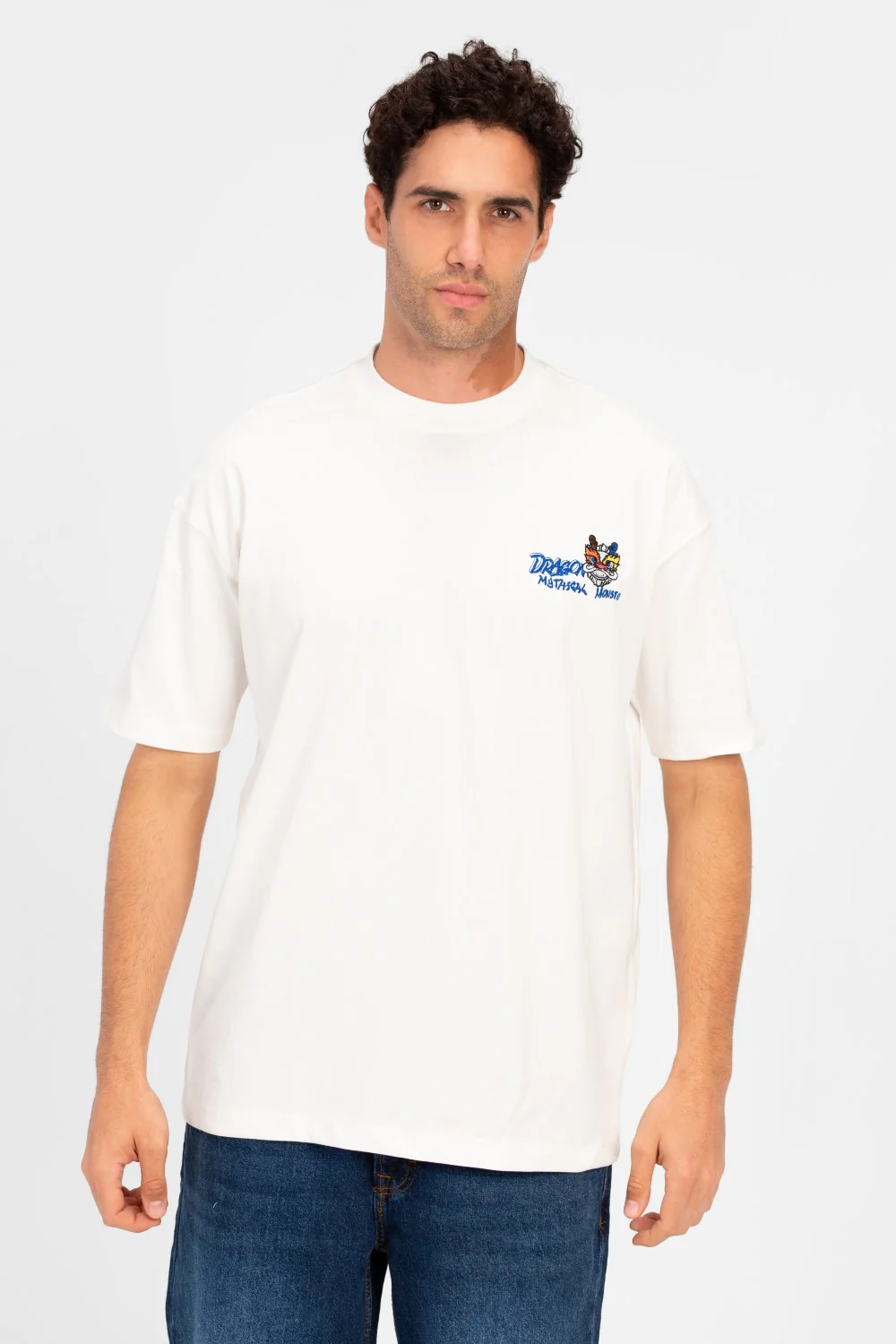 Men's Round Neck Printed Regular Fit Half Sleeve T-Shirt - Image 9