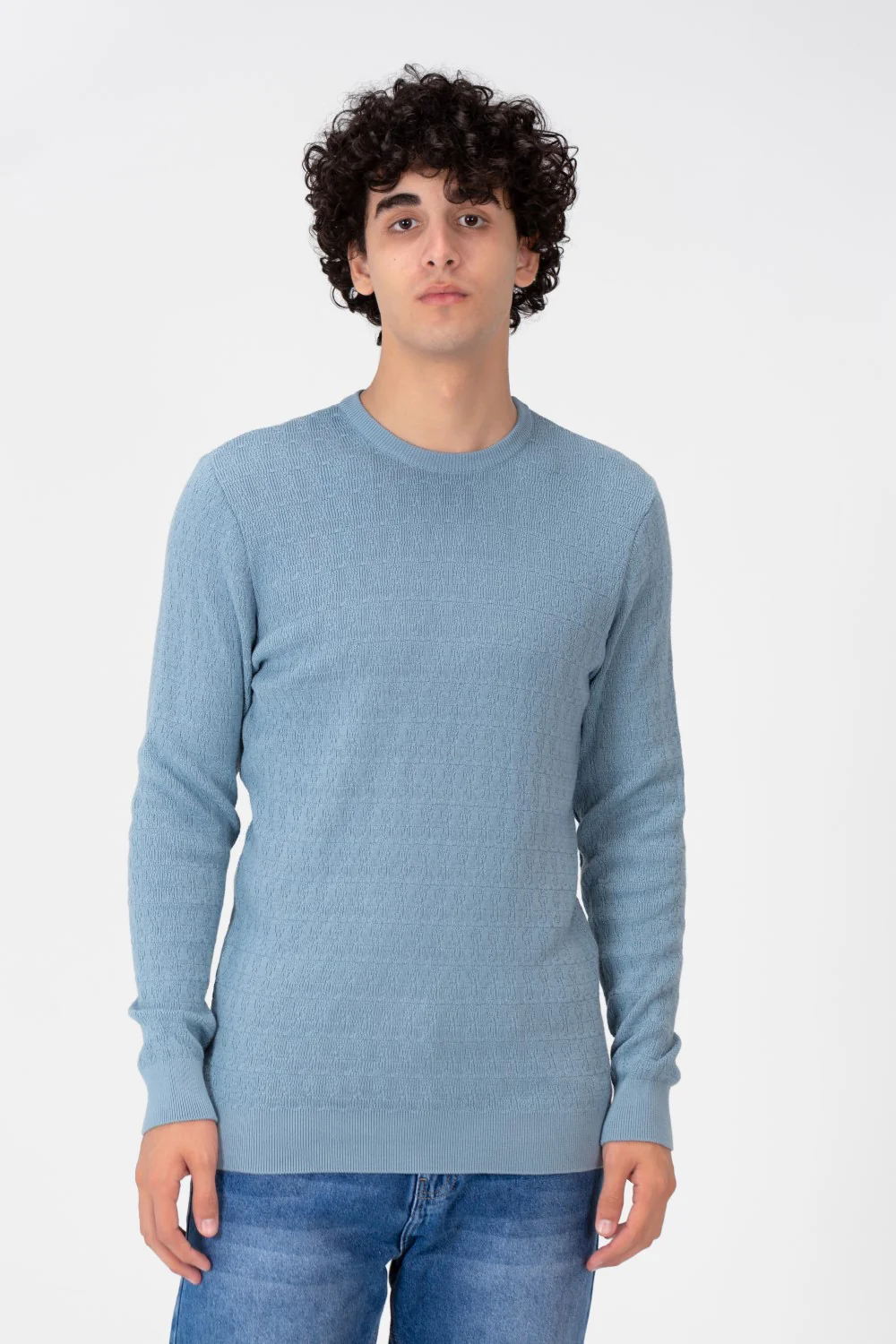 Men's Round Neck Pullover Made Of Cotton - Image 4