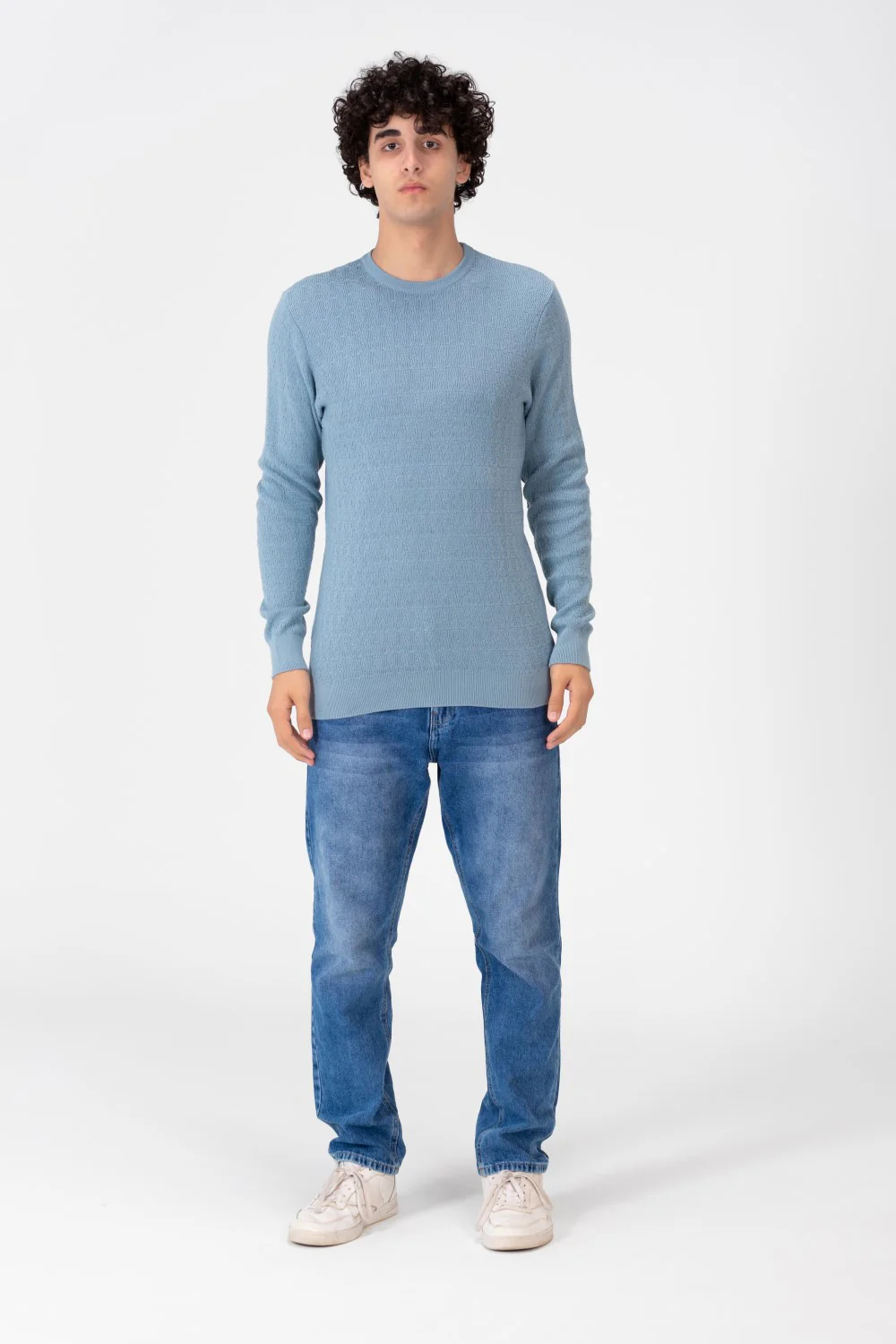 Men's Round Neck Pullover Made Of Cotton - Image 6