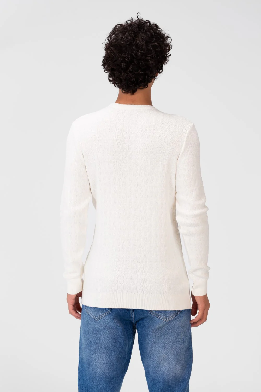 Men's Round Neck Pullover Made Of Cotton - Image 8