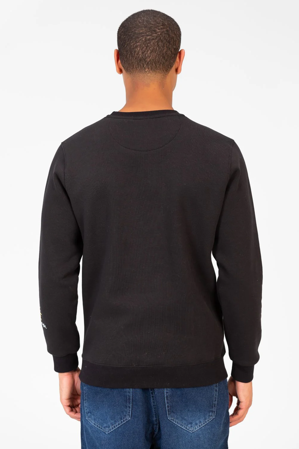 Men's Round Neck Sweatshirt With Text Print - Image 2