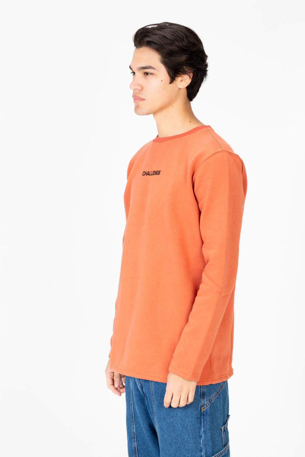 Men's Round Neck Text Print Sweatshirt - Image 19