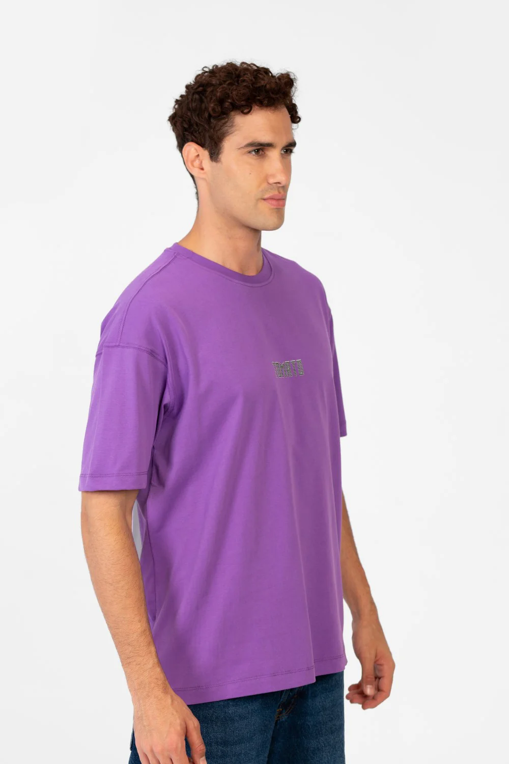 Men's Round Tomato Print Regular Fit T-Shirt - Image 11