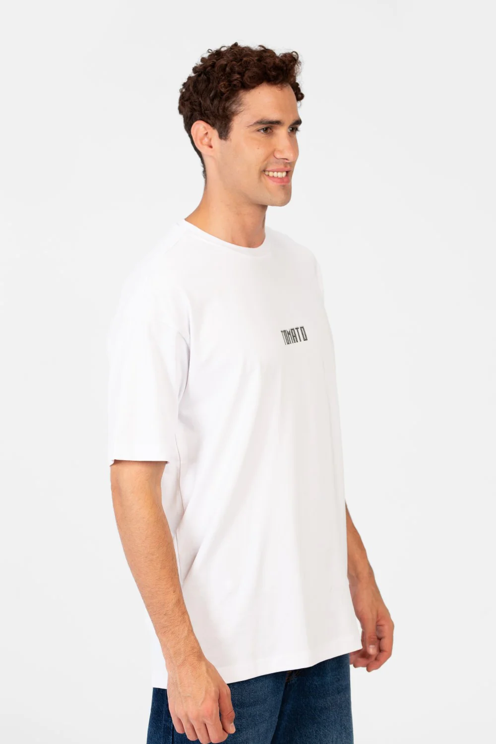Men's Round Tomato Print Regular Fit T-Shirt - Image 19