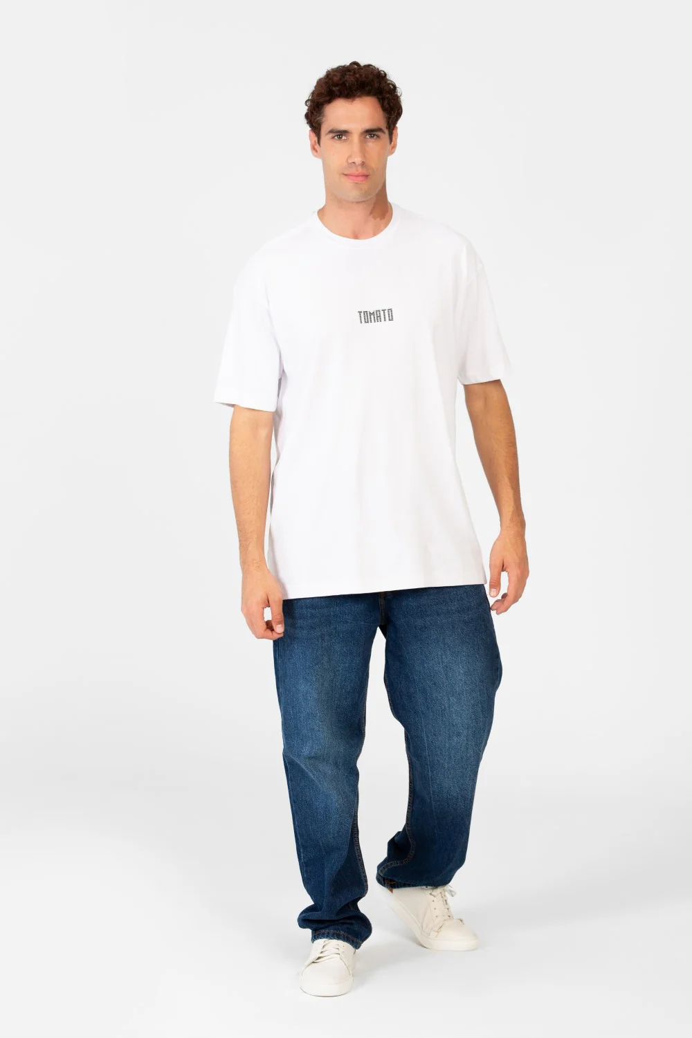 Men's Round Tomato Print Regular Fit T-Shirt - Image 20