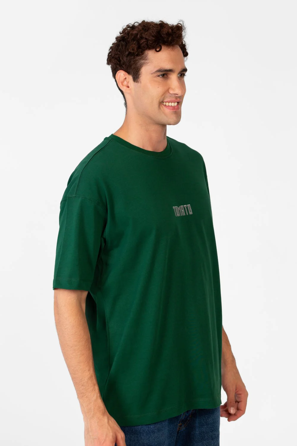 Men's Round Tomato Print Regular Fit T-Shirt - Image 7