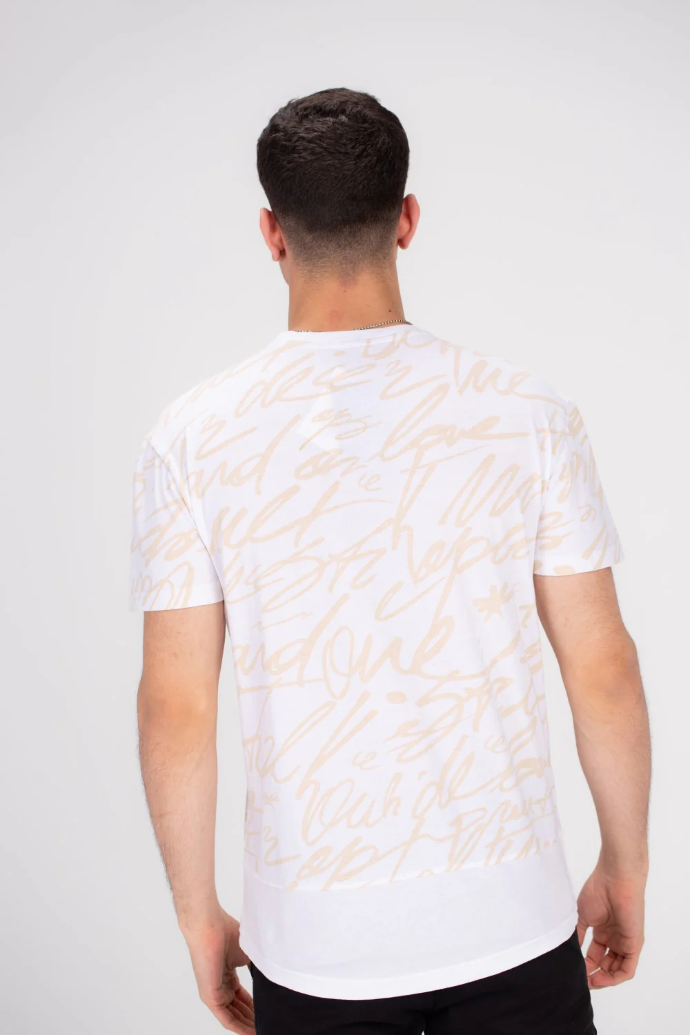 Men's Rounded Neck Full Cover Printed Made Of Comfort Cotton Regular Fit T-shirt Stay Cool & Fashionable With Tomato - Image 2
