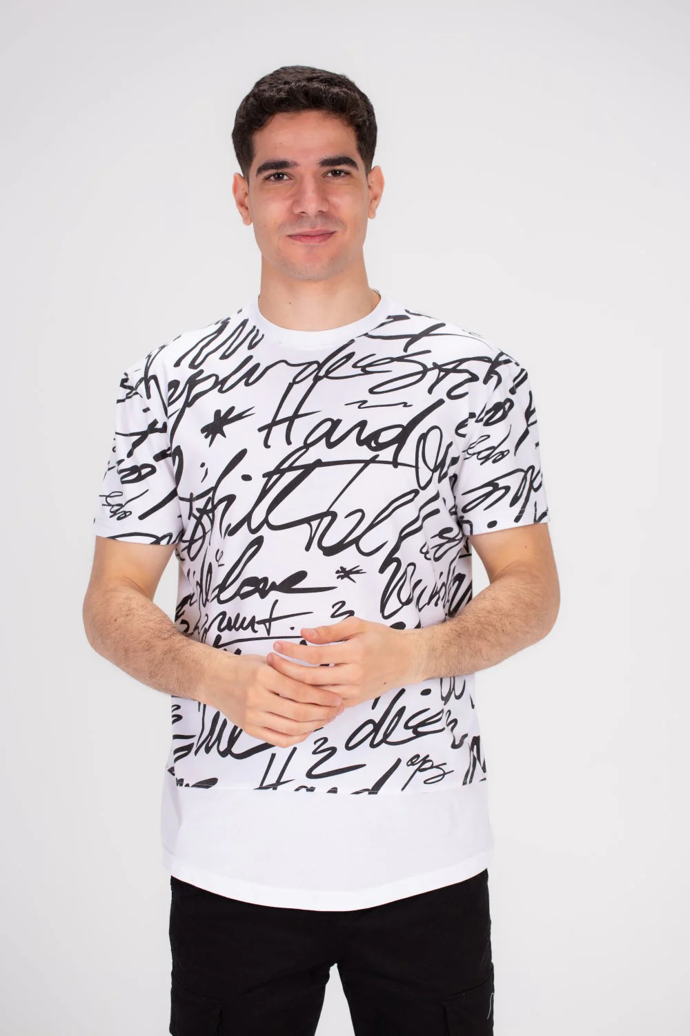 Men's Rounded Neck Full Cover Printed Made Of Comfort Cotton Regular Fit T-shirt Stay Cool & Fashionable With Tomato - Image 6