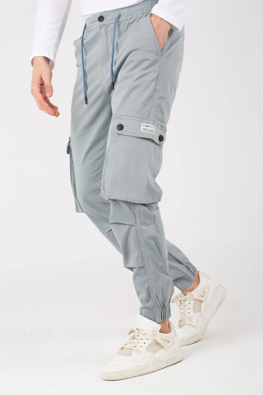 Mens Sherwal Gabardine Pants With Distinctive Side Ppockets - Image 12