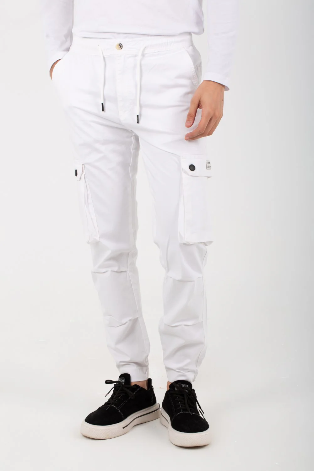 Mens Sherwal Gabardine Pants With Distinctive Side Ppockets - Image 16