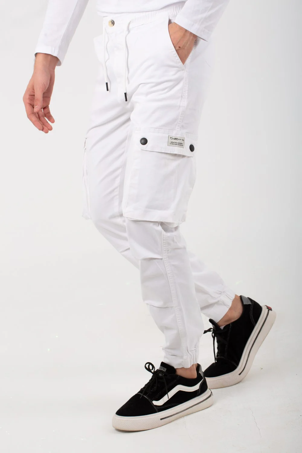 Mens Sherwal Gabardine Pants With Distinctive Side Ppockets - Image 18