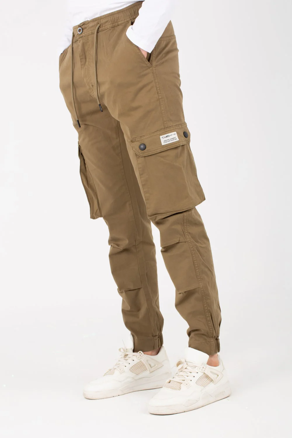 Mens Sherwal Gabardine Pants With Distinctive Side Ppockets - Image 9