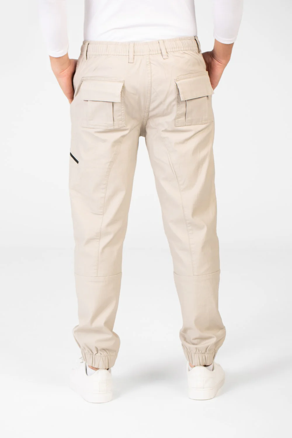 Men's Sherwal Gabardine Pants With Pockets - Image 14