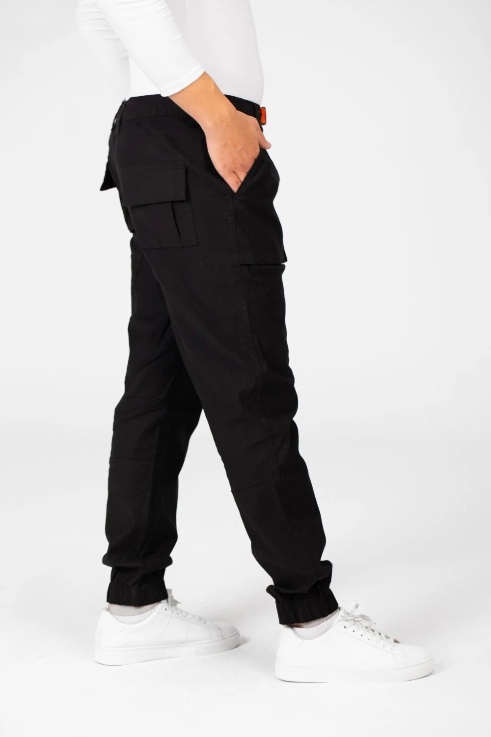 Men's Sherwal Gabardine Pants With Pockets - Image 3