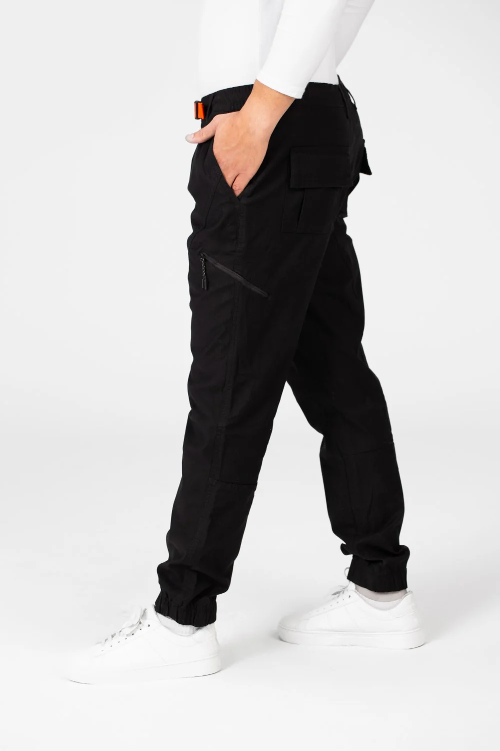 Men's Sherwal Gabardine Pants With Pockets - Image 4