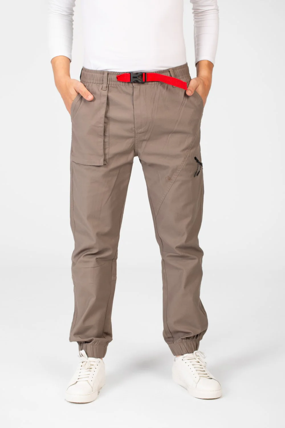 Men's Sherwal Gabardine Pants With Pockets - Image 5