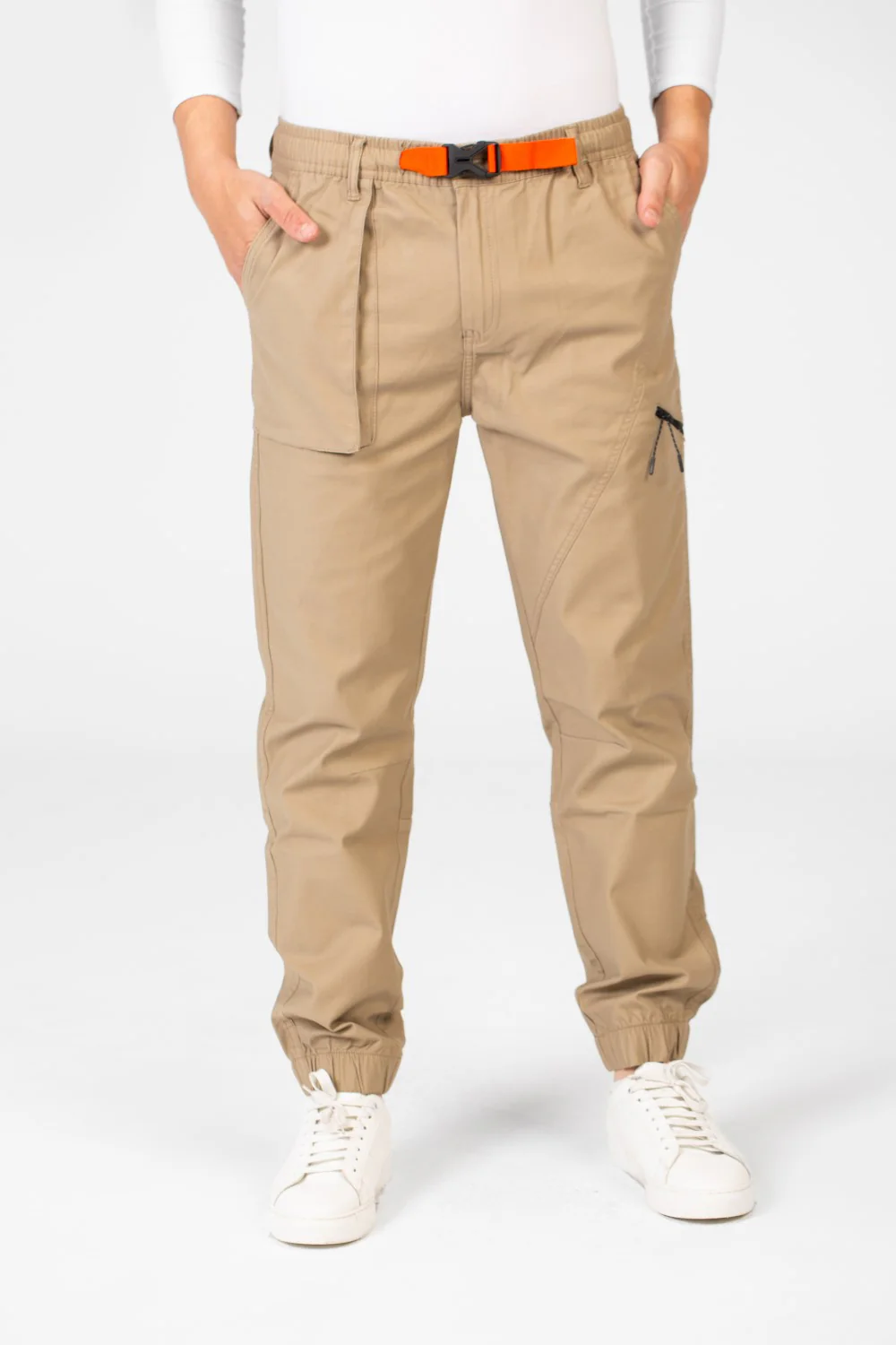 Men's Sherwal Gabardine Pants With Pockets - Image 9