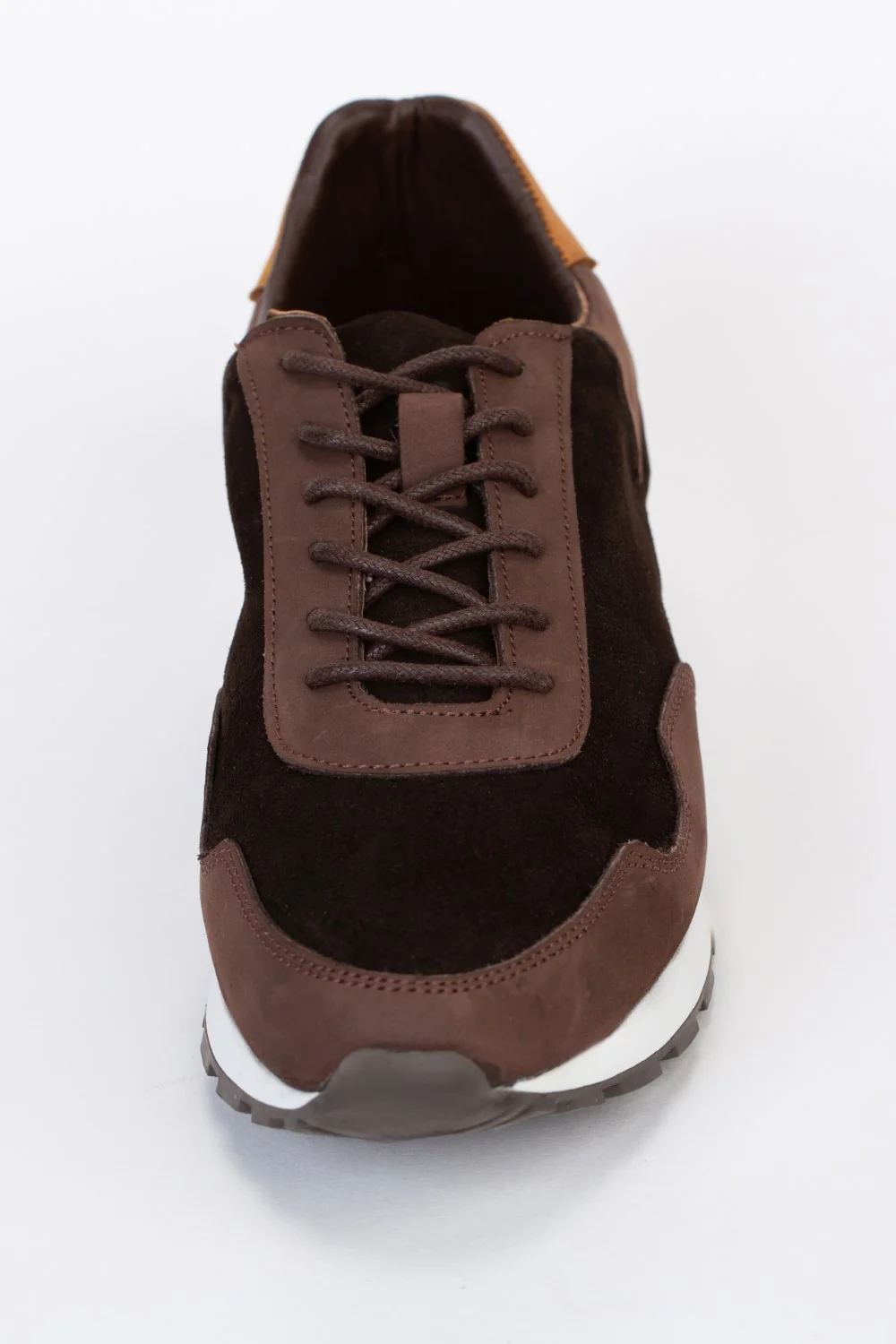 Mens Shoes Two Tone Suede Lace Up Shoes - Image 8