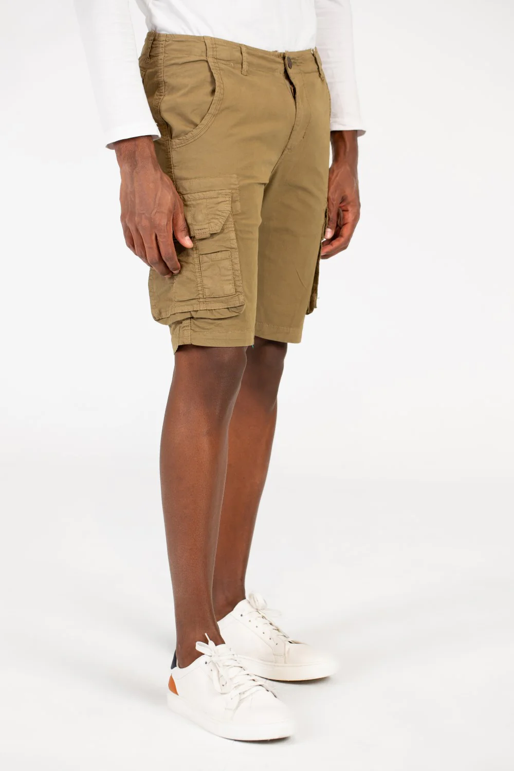 Men's Side Pockets Gabardine Short - Image 15