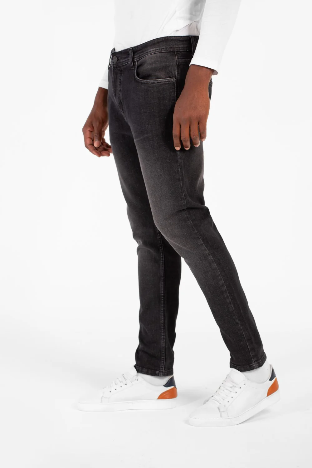 Men's Skinny Jeans Pants With Five Pockets - Image 4