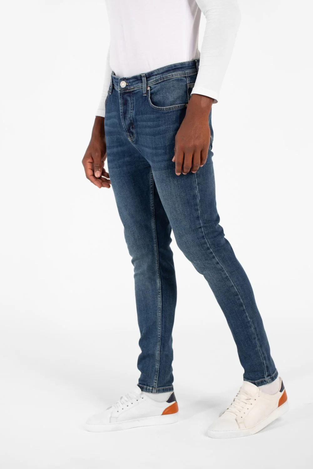 Men's Skinny Jeans Pants With Five Pockets - Image 8
