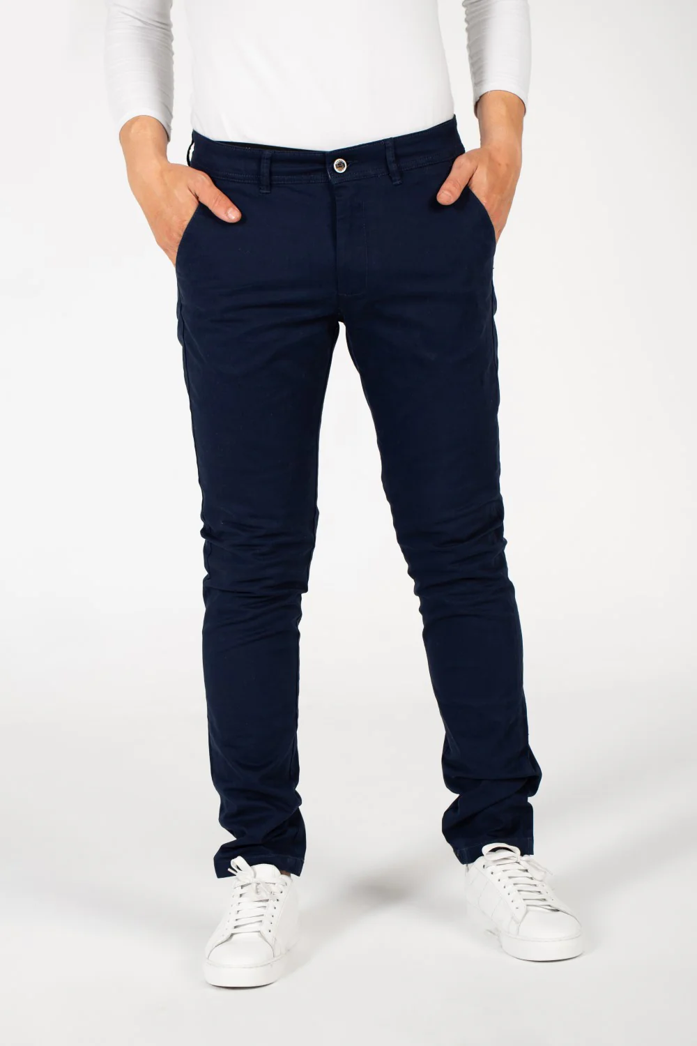 Men's Slim Fit Basic Gabardine Pants - Image 5