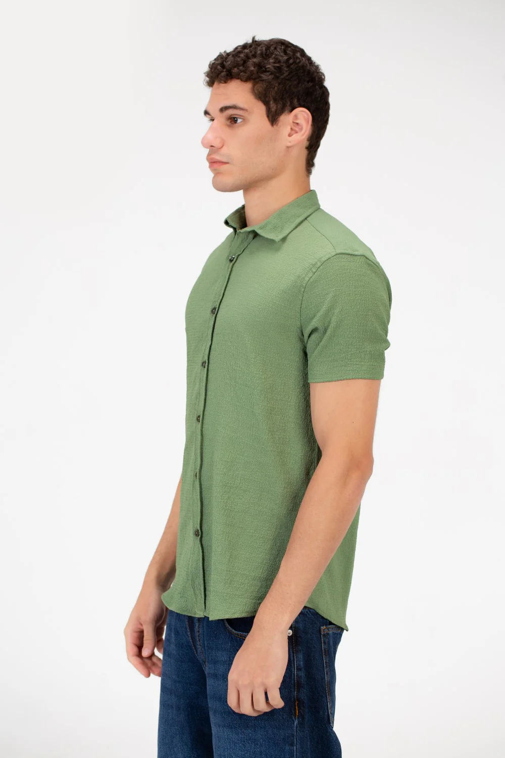 Men's Slim Fit Basic Half Sleeve Shirt - Image 15