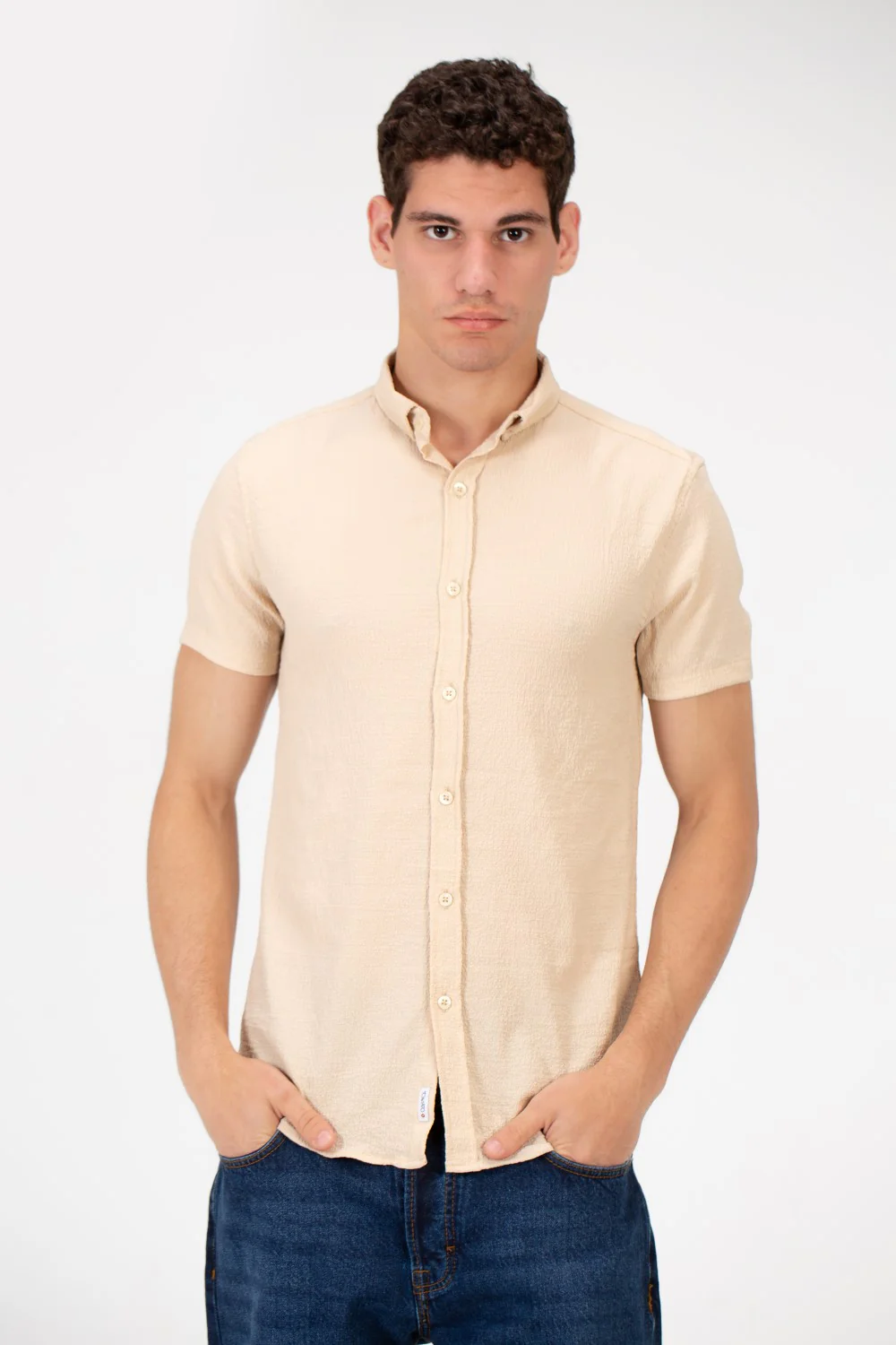 Men's Slim Fit Basic Half Sleeved Shirt - Image 28