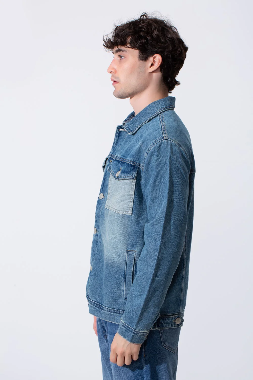 Men's Slim Fit Denim Jacket - Image 15