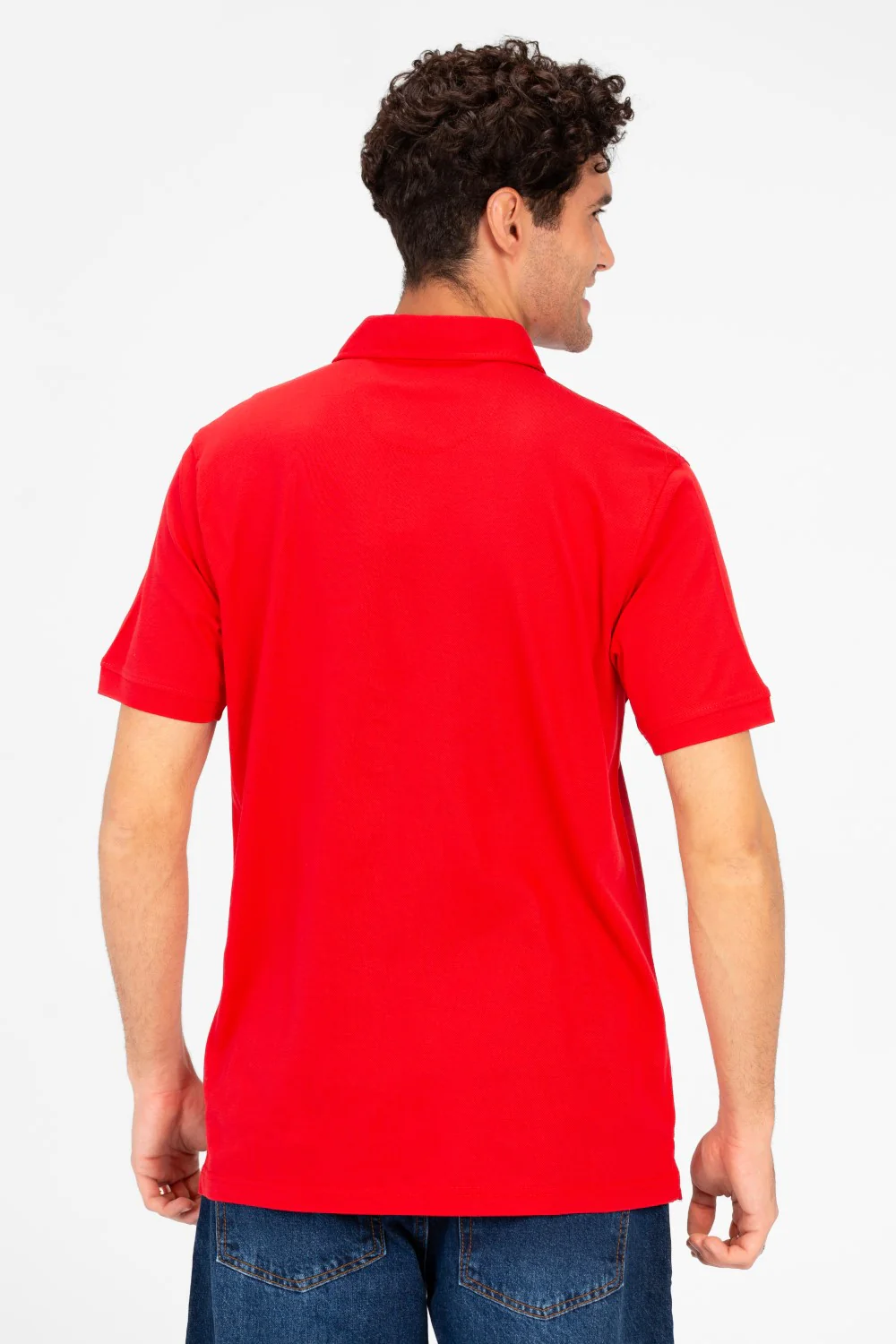 Men's Slim Fit Half Button Polo T-Shirt - Image 10