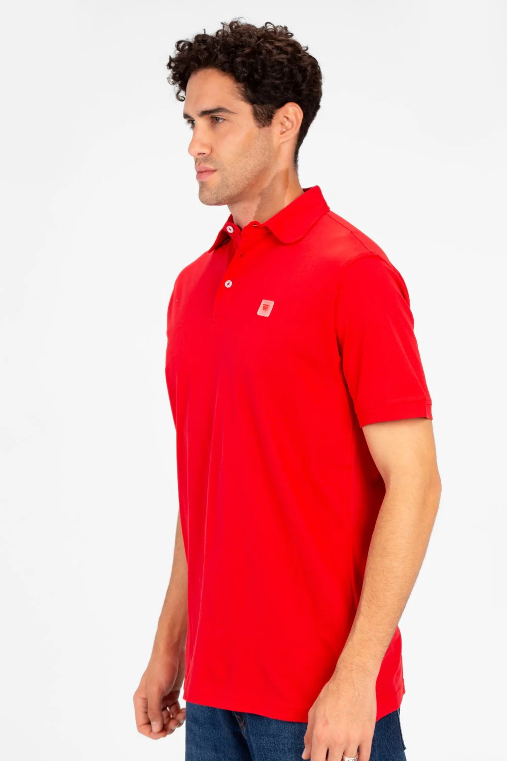 Men's Slim Fit Half Button Polo T-Shirt - Image 11