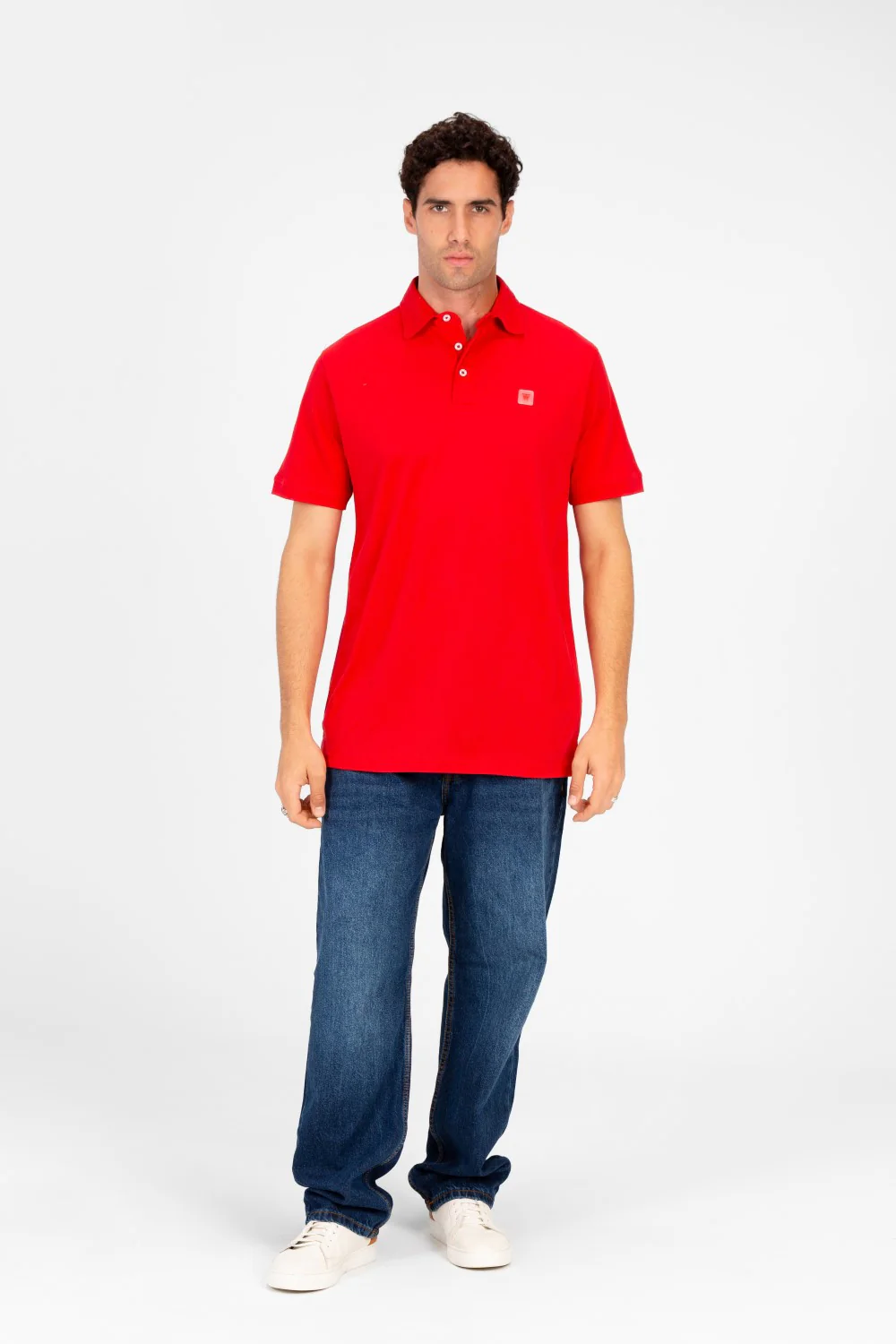 Men's Slim Fit Half Button Polo T-Shirt - Image 12