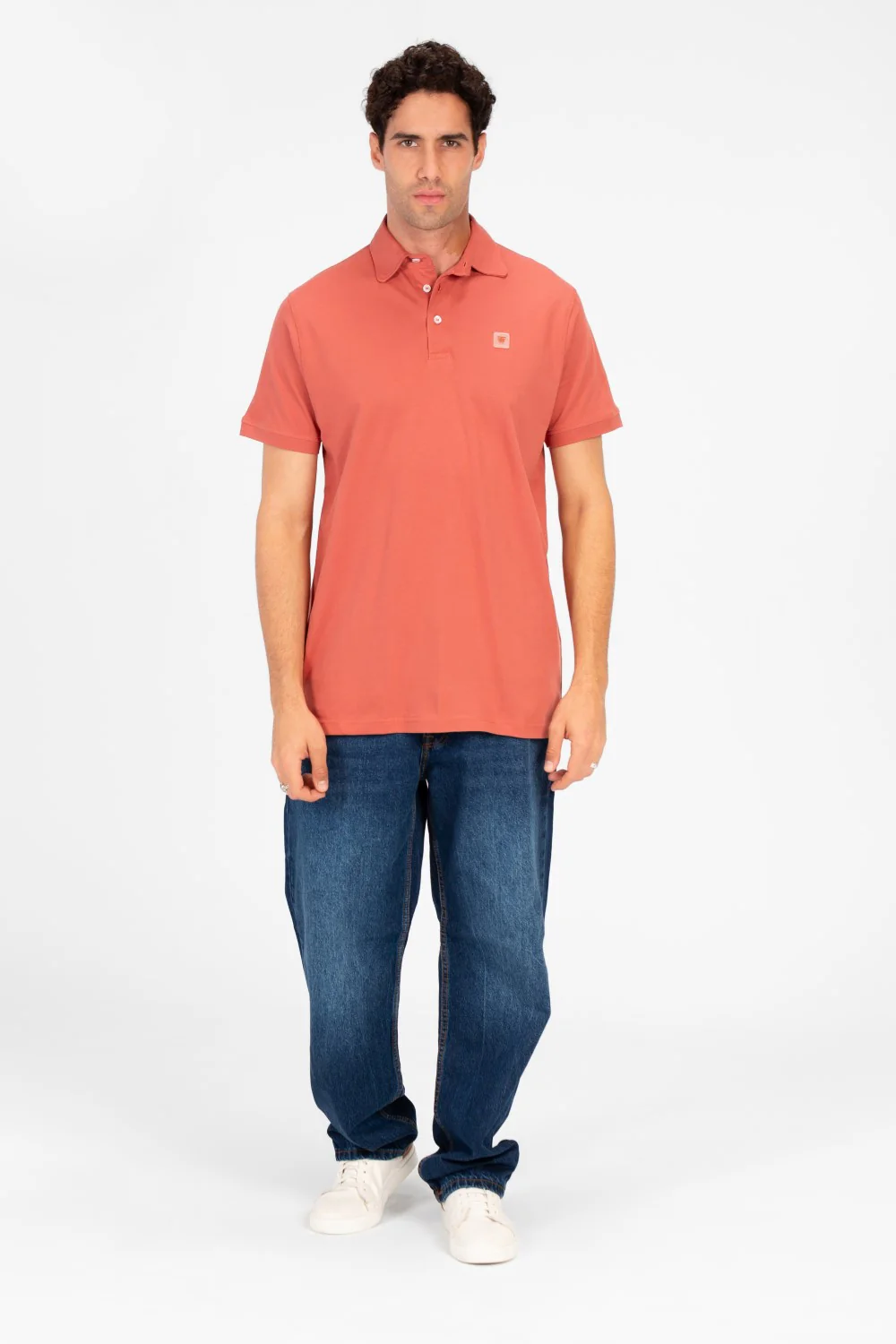 Men's Slim Fit Half Button Polo T-Shirt - Image 16