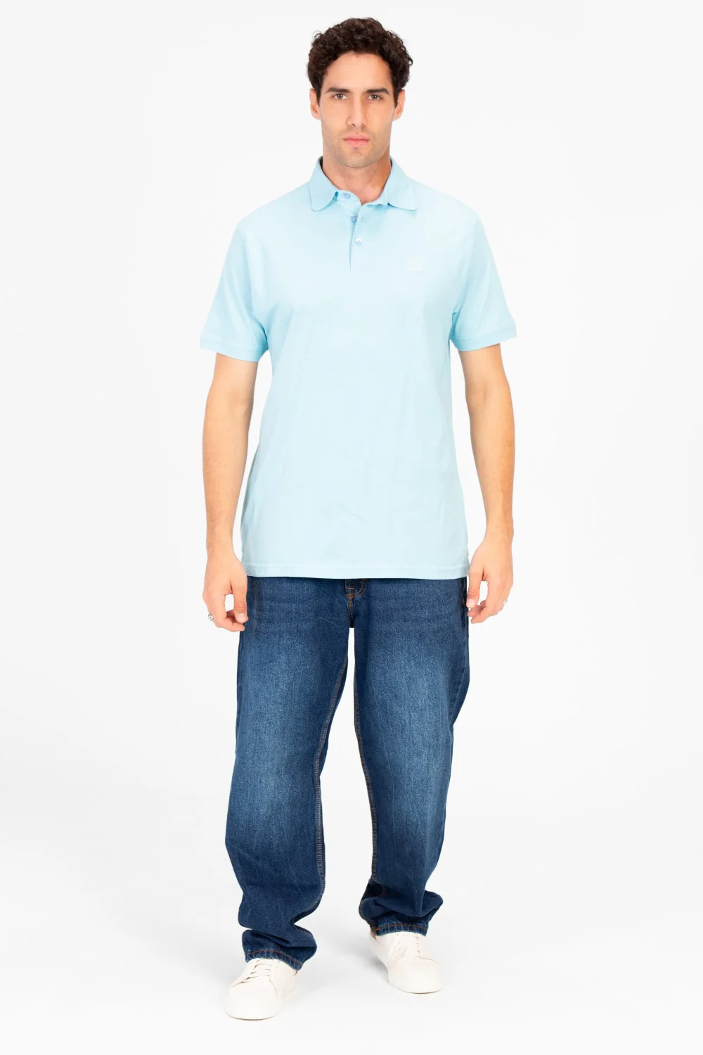 Men's Slim Fit Half Button Polo T-Shirt - Image 8