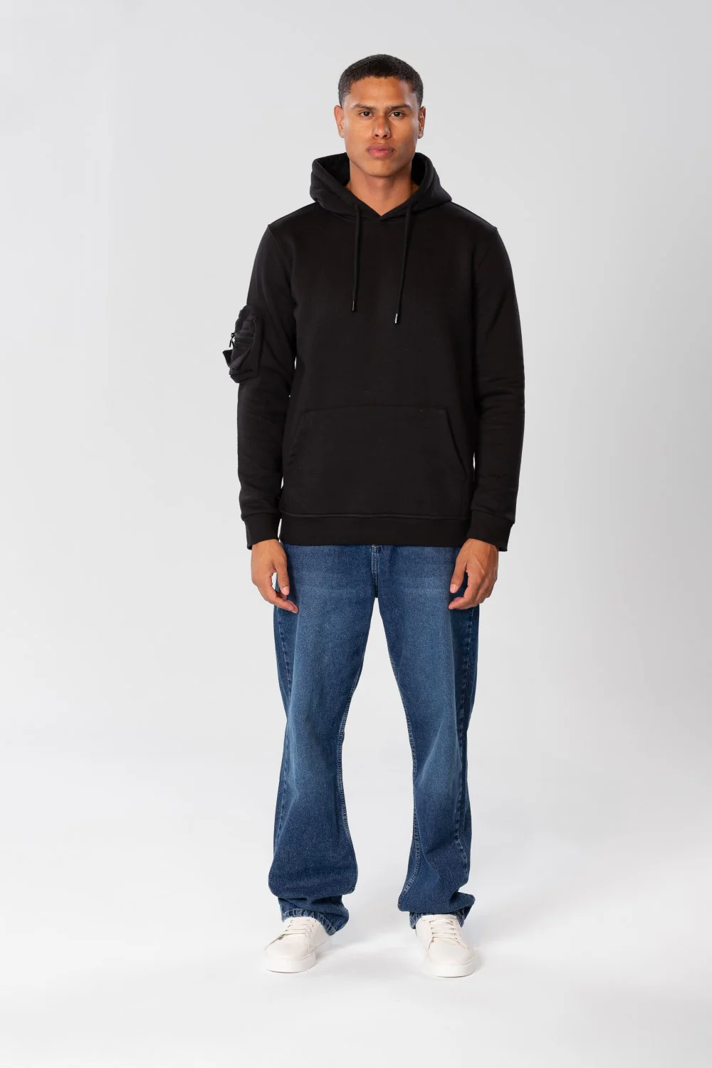 Men's Slim Fit Hood Sweatshirt With Shoulder Pocket - Image 8