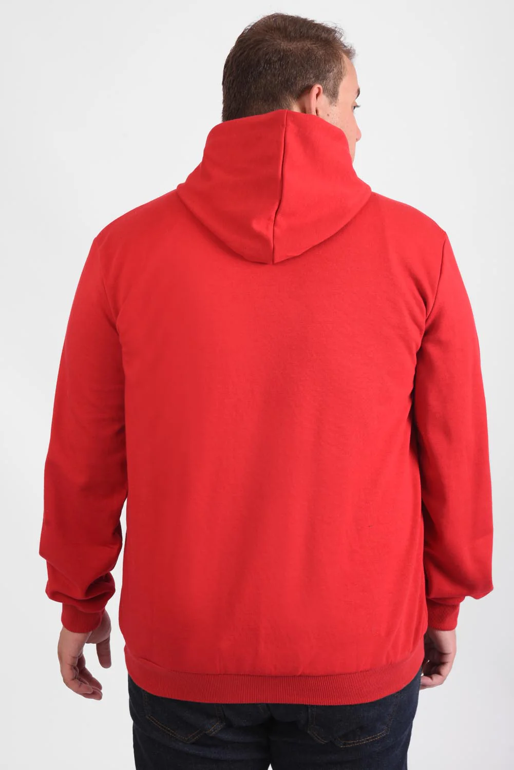 Men's Slim Fit Hooded Melton Padded Basic Hoodie Big Size Sweatshirt - Image 8