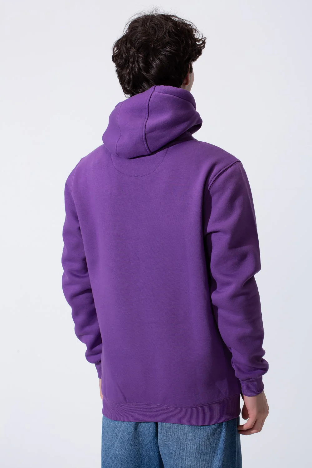 Men's Slim Fit Hoodie Sweatshirt With A Front Kangaroo Pocket - Image 5