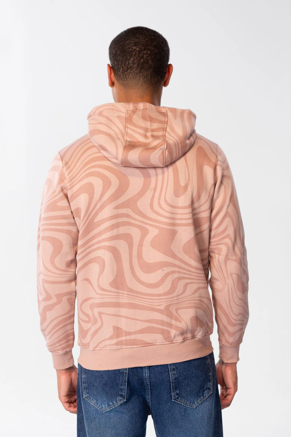 Men's Slim Fit Hoodie Sweatshirt With Full Print - Image 2