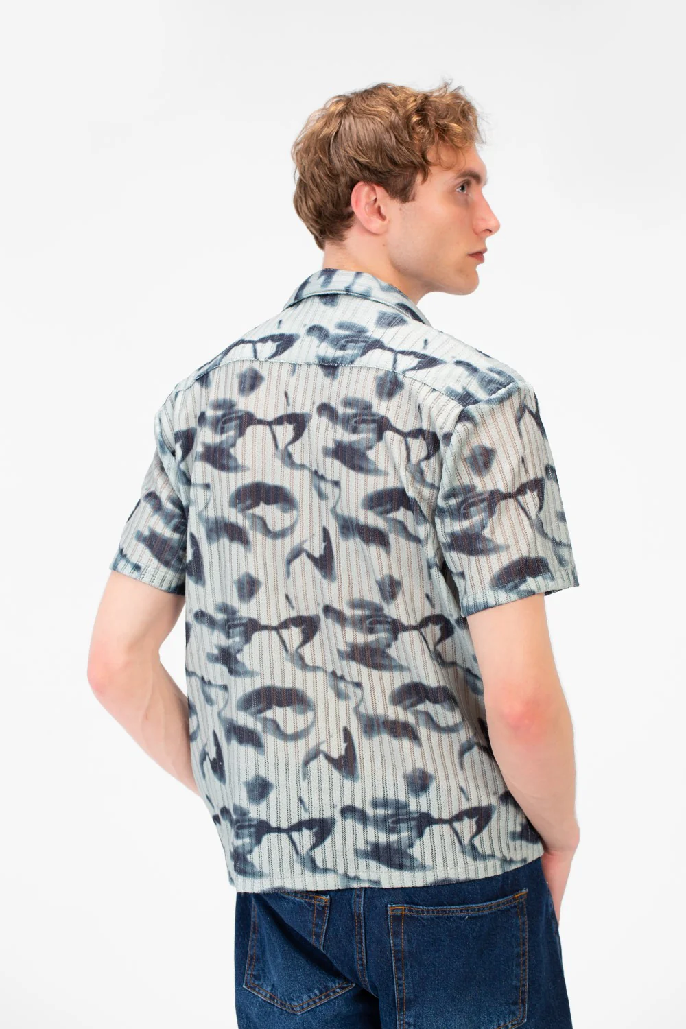 Men's Slim Fit Jakar Half Sleeve Comfortable Modern Shirt - Image 10