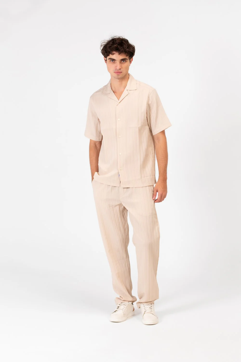 Men's Slim Fit Linen Breathable Outfit Set