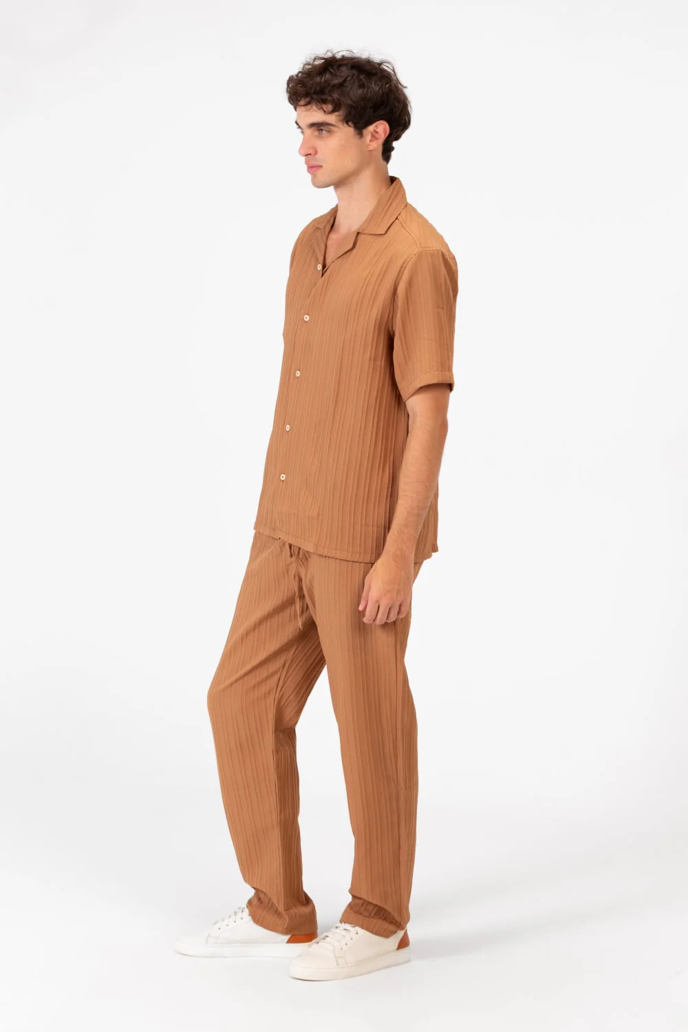 Men's Slim Fit Linen Breathable Outfit Set - Image 11