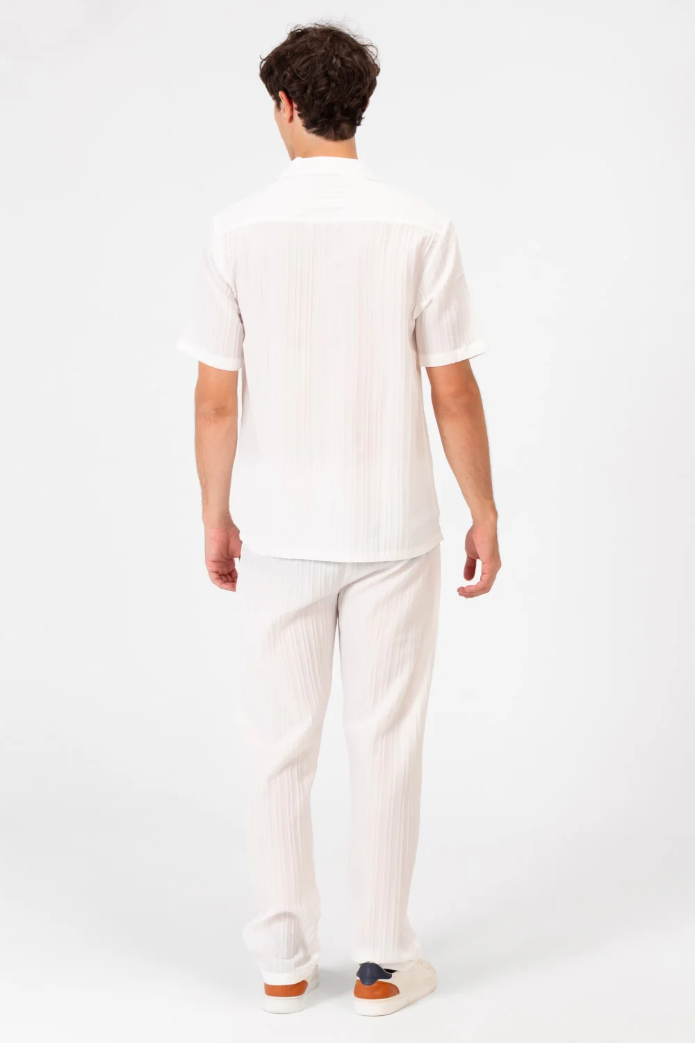 Men's Slim Fit Linen Breathable Outfit Set - Image 18