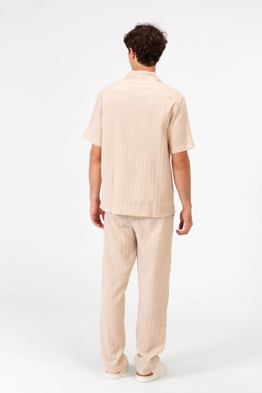 Men's Slim Fit Linen Breathable Outfit Set - Image 2